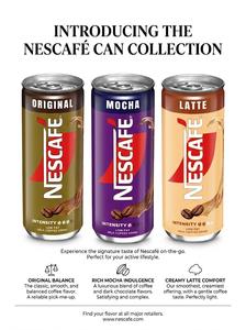 Paquete de Café con Cafeína Listo para Beber en Lata Nescafé Mocha Latte Sabor Original Granos de Café de Alta Calidad Malasia Bajo MOQ Proveedor Verificado - Product Image 3