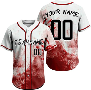 Maillots de baseball personnalisés de haute qualité pour hommes – T-shirts respirants pour baseball et softball avec technique d'impression – Vente en gros - Product Image 1