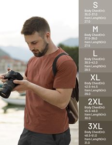 T-shirt pour homme personnalisé avec logo, coupe classique, manches courtes, col rond, sport, gym, course à pied, respirant, séchage rapide, écologique - Product Image 4