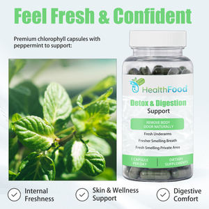 Capsules de soutien à la digestion à base de feuilles de persil pour un confort digestif, une haleine fraîche et une fraîcheur interne – Vente directe usine – Capsules détox pour la digestion - Product Image 2
