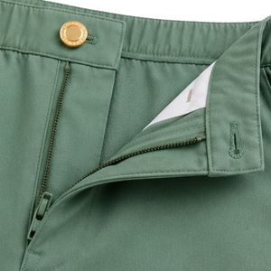 Ensemble polo et short pour homme vert olive et vert sauge, poche contrastante, tenue décontractée d'été en deux pièces, logo personnalisé, qualité supérieure - Product Image 6