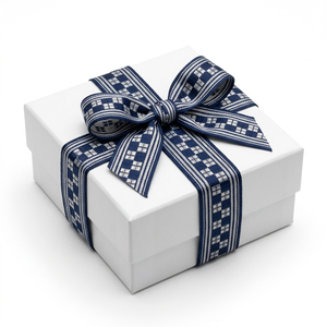 Neelkamal Industries 25mm Maroon Silver Zari Festive Jacquard <b>Ribbon</b> Elegant Trim for Ethnic Wear Blouse Borders Gift Wrapping - Product Image 4