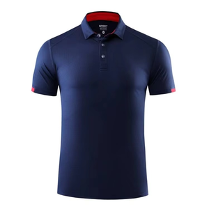 Chemise Polo Homme en Polyester Coton de Haute Qualité, Coupe Ample, Motif Uni, Logo Personnalisé, Idéale pour le Bureau et les Affaires - Product Image 5