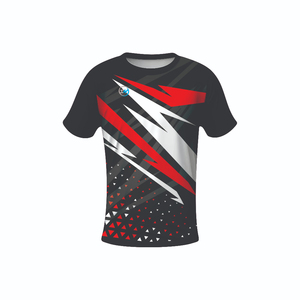 Camiseta Deportiva Sublimada Personalizada Unisex de Manga Corta, Camiseta Antibacteriana Estampada para Entrenamiento en el Gimnasio - Product Image 1