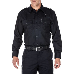 Veste d'uniforme d'été personnalisée pour homme, en polyester et coton, imprimée numériquement, avec poches utilitaires, pour agents de sécurité - Product Image 2