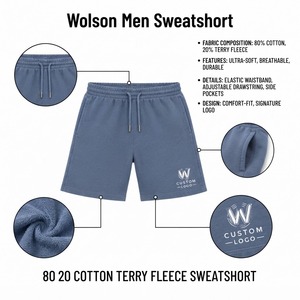 Custom <b>Men</b> <b>Sweat</b> <b>Shorts</b> Cotton Blend Athletic <b>Shorts</b> for Fitness Workout Training Sports Running Casual Lifestyle Wear Quick Dry - Product Image 6