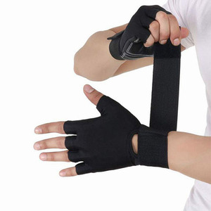 Bodybuilding Cross-fit Fitness Gloves Hot Selling Half-finger Gym Weightlifting Gloves Easy Grip Foam Padding Palm Protection - Product Image 4