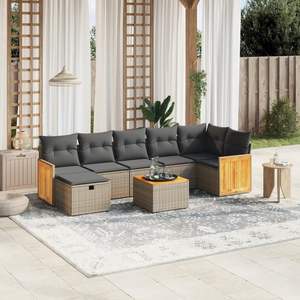 Dark Grey Garden <b>Sofa</b> <b>Set</b> - Product Image 1