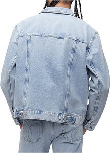 Veste en jean pour homme en coton avec rembourrage en fibre de polyester, chaude, durable, vêtement d'extérieur décontracté - Product Image 2