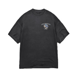 เสื้อยืดโอเวอร์ไซส์วินเทจผ้าฝ้าย 100% สำหรับผู้ชาย ไซส์พลัส แขนสั้น ทรงหลวม ไหล่ตก พร้อมโลโก้แบบกำหนดเอง ล้างสีแบบแอซิดวอช - Product Image 5