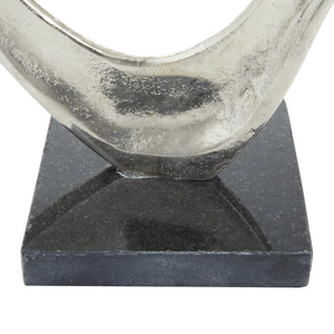Décoration d'intérieur moderne de luxe, sculpture en aluminium, artisanat élégant pour salon et bureau - Product Image 2