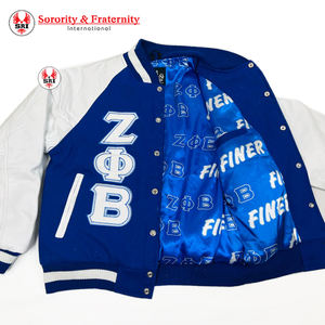 Veste universitaire personnalisée respirante personnalisée Zeta Phi Beta Sorority veste brodée ZPB Soror veste brodée sur mesure pour femmes - Product Image 1