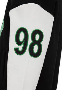 Veste de baseball unisexe respirante pour l'automne avec logo personnalisé, broderies chenille et patchs - Product Image 5