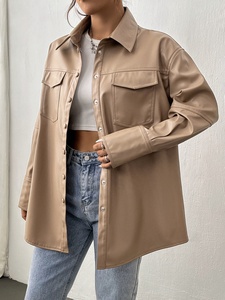 Top Corto de Piel Sintética para Mujer, Ajustado, Estilo Urbano, Sin Mangas, Informal, para Club, Camisa de Piel Sintética Suave, Atuendo Moderno para Fiesta - Product Image 6
