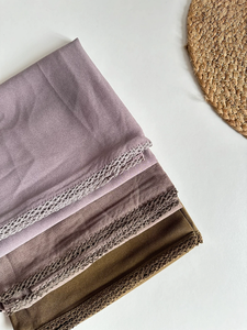 Soft Drape <b>Scarf</b> Fabric Cotton Viscose Polyester Blend Lightweight Neckwear Textile OEM ODM Private Label Custom Manufacturer - Product Image 1