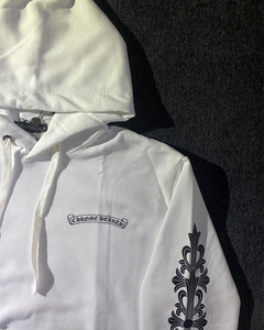 Sudadera con capucha de invierno para hombre, de moda, con estampado de corazones, informal, de algodón y elastano, de marca personalizada, corte oversize, efecto lavado - Product Image 2