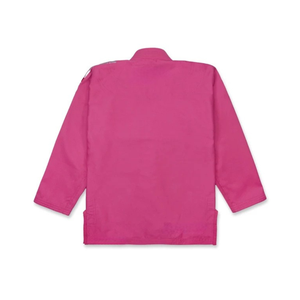 Chaqueta de Jiu Jitsu Brasileño Rosa con Logotipo Personalizado al por Mayor, 350GSM 450GSM, 100% Algodón Premium, Uniforme para Mujeres, Niñas y Niños - Product Image 4