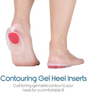 Đế lót giày silicon dạng gel & mũ bảo vệ với khả năng hấp thụ sốc dành cho người bị viêm cân gan chân, dành cho cả nam và nữ - Product Image 5