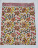 Paréo en coton imprimé à la main, léger, style bohème, pour femme, couvre-bikini, respectueux de la peau, motif léopard et cachemire 1
