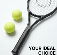 Raquette de tennis professionnelle en carbone composite, portable, écologique, en polyester, haute résistance, durable, pour l'entraînement des adultes et des enfants