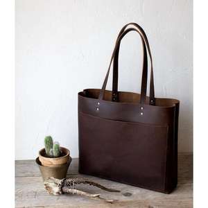 Bolsos de mano de moda con correas largas para mujer, bolsos de cuero hechos a mano de estilo tradicional europeo para accesorios femeninos - Product Image 6