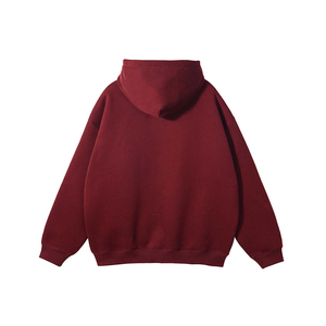 Sudadera con Capucha y Cremallera Extra Grande para Hombre, Color Sólido, Felpa de Algodón, Estilo Casual para Otoño - Product Image 4