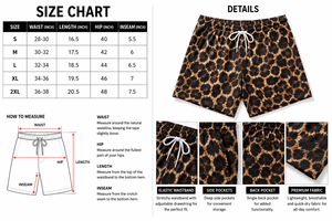 Men's High Street Style Drawstring Elastic Waist Polyester Fabric Breathable <b>Quick</b> <b>Dry</b> Hot <b>Shorts</b> Gym Workout <b>Shorts</b> - Product Image 4