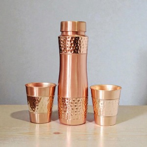 Bouteille de bière en cuivre martelé de qualité supérieure, 950 ml, robuste, anti-fuite, grande capacité, compatible lave-vaisselle, qualité alimentaire, pour le voyage - Product Image 6