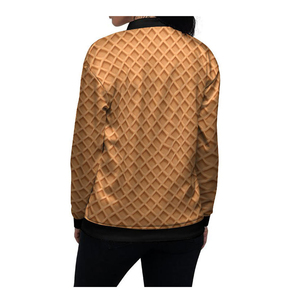 Chaqueta de satén brillante para mujer, ligera, informal, con forro suave, detalles acanalados y bolsillos laterales para la calle - Product Image 4