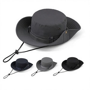 Nuevo Sombrero de Pescador de Ala Ancha, Transpirable y de Secado Rápido, con Bordado a Rayas y Cordón Ajustable, Unisex, para Deportes al Aire Libre - Product Image 1