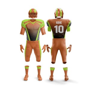 High Quality American football uniform sports jersey <b>pants</b> set breathable <b>padded</b> athletic team wear training match uniform - Product Image 2
