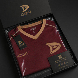 High Performance Mens <b>Maroon</b> Gold Cornhole Uniforms Embroidered Pique Sportswear <b>Maroon</b> Gold Polyester Pique Activewear - Product Image 3