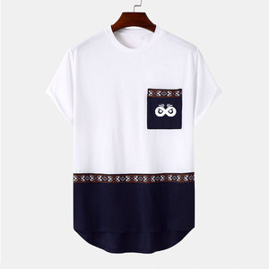 เสื้อยืดผู้ชายผ้าฝ้าย 100% สวมใส่สบาย พิมพ์โลโก้ตามสั่ง ดีไซน์โดดเด่น ทรงหลวม ออกแบบเองได้ - Product Image 1
