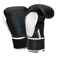 Gants de boxe professionnels en cuir de vachette 16 OZ avec fermeture auto-agrippante, imperméables, moulés à la main haute densité pour le kick-boxing, le Sanda et l'entraînement MMA