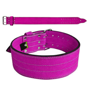 Cinturón de levantamiento de pesas de cuero vacuno transpirable y ajustable de alta calidad para soporte lumbar en gimnasio y powerlifting, venta al por mayor personalizada - Product Image 6