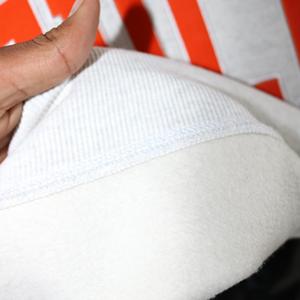 Sweat-shirt à col montant gris cendré MERCER, 100% ORANGE, broderie appliquée, col large, URBAN PRODUCTIONS - Product Image 6