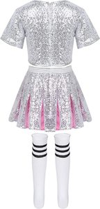 Service de personnalisation par sublimation OEM pour uniformes de pom-pom girls unisexes, 180 grammes, fabriqués au Pakistan pour adultes - Product Image 2
