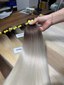 Extensions de cheveux naturels NASA, couleur blonde, lisses, super double drawn, 100% vierges - Product Image 6
