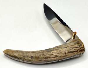 Cuchillo utilitario Drop Point con hoja de acero y mango de madera, cuchillo de supervivencia para exteriores, 0.5 mm de grosor, 6.7 pulgadas de longitud total - Product Image 6