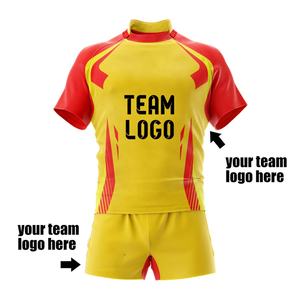 Conjunto de uniforme de Rugby personalizado, Jersey y pantalones cortos transpirables de secado rápido, novedad - Product Image 1