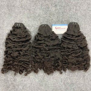 Nouvelle sélection de fournisseurs de cheveux humains vietnamiens, cheveux bouclés birmans en trame, couleur naturelle, double tirage, haute qualité, précommande - Product Image 1