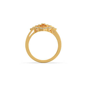 Bague pour femme tendance en or plaqué 18 carats avec diamant de laboratoire taille brillant certifié IGI, bijoux de mariage et de fiançailles Veer Diamond Gj13 - Product Image 2