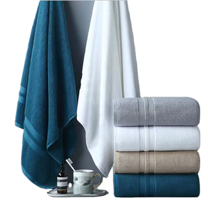 Ensemble de serviettes de voyage et de nettoyage en microfibre de luxe personnalisées, séchage rapide, 100 % coton, pour bébé, visage et bain, qualité hôtelière supérieure - Product Image 4