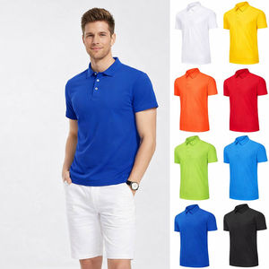 เสื้อโปโลผู้ชายสั่งทำขายส่ง ผ้าฝ้าย 100% เป็นมิตรกับสิ่งแวดล้อม เสื้อโปโลสำหรับตีกอล์ฟ ระบายอากาศได้ดี เสื้อโปโลเรียบง่าย สไตล์ลำลอง วินเทจ ผลิตในบังกลาเทศ - Product Image 1