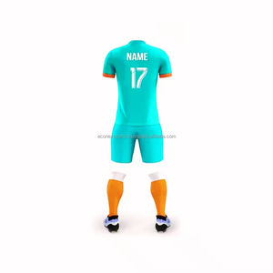 Conjunto de Camiseta de Fútbol Corta de Poliéster Transpirable de Secado Rápido Sublimable Personalizable, Ropa Deportiva Unisex para Hombre y Mujer, Diferentes Estilos - Product Image 3