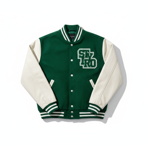 OEM Stylish Varsity <b>Jacket</b> Long <b>Sleeve</b> <b>Short</b> Length Casual Wear Top Trending Varsity <b>Jacket</b> New Arrival - Product Image 2