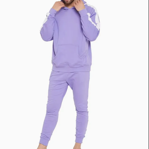 Conjunto Deportivo Personalizado de Alta Calidad para Hombre, Estilo Casual, 2 Piezas, Sudadera con Capucha, Antibacteriano, para Gimnasio y Jogging - Product Image 4