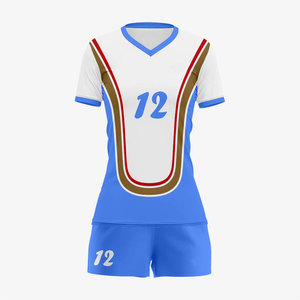 Uniformes de Voleibol Unisex de Alta Calidad para Mujer, el Mejor Diseño, Uniformes de Voleibol Sublimados Personalizados para Adultos - Product Image 3
