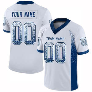 Maillots de football personnalisés OEM respirants pour hommes, 100 % polyester, imprimés par transfert thermique, manches courtes, par Antique Fashion - Product Image 1