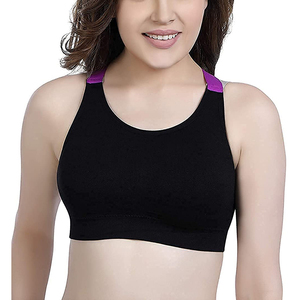 Nouveau soutien-gorge de sport pour femmes de haute qualité, uni, confortable, service OEM, soutien-gorge de sport respirant de haute qualité à vendre, personnalisable - Product Image 6